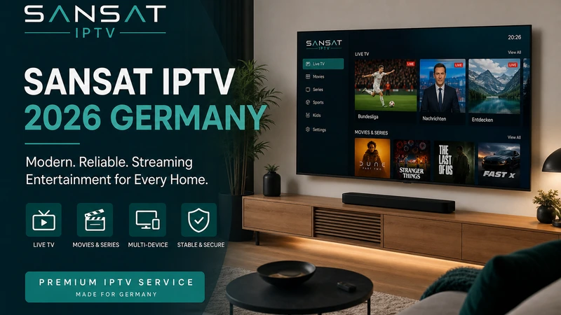 Sansat IPTV 2026 — Zuverlaessig & Modern