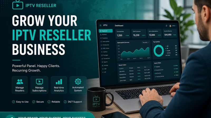 SANSAT IPTV Reseller werden 2026